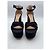 Gianvito Rossi Sandali con zeppa neri Nero - vista 3