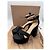 Gianvito Rossi Sandali con zeppa neri Nero - vista 7