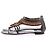 Giuseppe Zanotti Sandali marroni con pietre e strass Marrone - vista 2