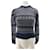 Céline Marinefarbener Pullover mit Cashmere-Muster Marineblau  - Ansicht 1