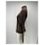 Autre Marque Dunkelbrauner Zip-Pullover  - Ansicht 4