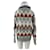 Autre Marque Grau-brauner Zip-Pullover  - Ansicht 2