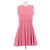 Alexander McQueen Wollkleid Rosa XS Pink