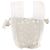 Borsa in crochet bianca Magda Butrym con motivi floreali Bianco
