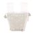 Borsa in crochet bianca Magda Butrym con motivi floreali Bianco - vista 2
