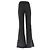 Off White Black Flared Pants with White Side Stripes - view 2