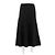 Falda midi negra de lana The Row Negro