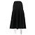 Falda midi negra de lana The Row Negro - vista 2