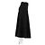 Falda midi negra de lana The Row Negro - vista 3