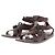 Angel Jackson Sandales marron en cuir Brown