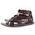 Angel Jackson Sandales marron en cuir Brown - view 3