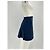 Autre Marque Gonna corta AZI blu navy in cotone M/L - vista 3