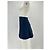 Autre Marque Gonna corta AZI blu navy in cotone M/L - vista 4