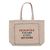Borsa tote SéZane x Lucia Vergara beige in cotone
