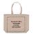 Borsa tote SéZane x Lucia Vergara beige in cotone - vista 2
