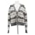 Polo Ralph Lauren Gemusterte Wolljacke Weiß