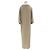 Vestido largo texturizado beige Totême de algodón - vista 2