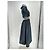 Autre Marque Vestido midi negro VIVETTA con detalles bordados de algodón - vista 4