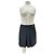 Autre Marque Mini falda negra de lana Negro