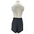 Autre Marque Mini falda negra de lana Negro - vista 2