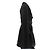 Parka negra Prada Linea Rossa con cinturón de nylon Negro - vista 3