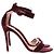 Gianvito Rossi Décolleté in velluto "Portofino" Bordò - vista 2