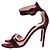 Gianvito Rossi Décolleté in velluto "Portofino" Bordò - vista 3