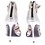 Barbara Bui Bicolor High Heels Silber - Ansicht 5