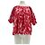 Blusa See by Chloé Rosa e Bianca in Cotone Rosso