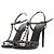 Décolleté Saint Laurent in pelle nera con perle e borchie Nero