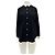 Autre Marque Camisa MARIE MAROT negra con cuello blanco Negro