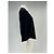Autre Marque Camisa MARIE MAROT negra con cuello blanco Negro - vista 3