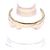 Autre Marque Anillo BARFOOT AND BLONDE de metal chapado en oro - vista 2