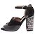 Sandali Marni in suede nero con perline - vista 3