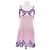 Abito Babydoll Paco Rabanne Rosa e Viola