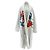 Stella Jean Kimono blanco con estampado