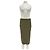 Autre Marque Falda midi caqui THE FRANKIE SHOP
