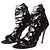 Décolleté con lacci in suede nero Aquazzura