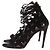 Décolleté con lacci in suede nero Aquazzura - vista 3