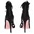 Décolleté con lacci in suede nero Aquazzura - vista 5