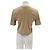 Autre Marque Camiseta crop beige - vista 2