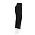 Falda midi a rayas negras Courreges Negro - vista 3