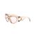 Burberry Gafas de sol transparentes Amarillo