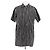 Abito camicia a righe Marimekko bianco e nero