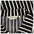 Abito camicia a righe Marimekko bianco e nero - vista 6