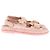 Chanel Sandali in tweed rosa - vista 2