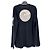 Autre Marque T-shirt a maniche lunghe stampata nera JAMES PERSE Nero - vista 2