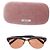 Miu Miu Gafas de sol negras Negro - vista 7