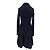 Dsquared2 Schwarzes Viscose Kleid - Ansicht 2