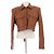 Magda Butrym Lederjacke braun